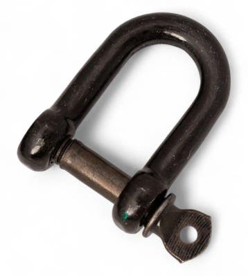 Harpsluitingen 6mm zwart, Verzenden