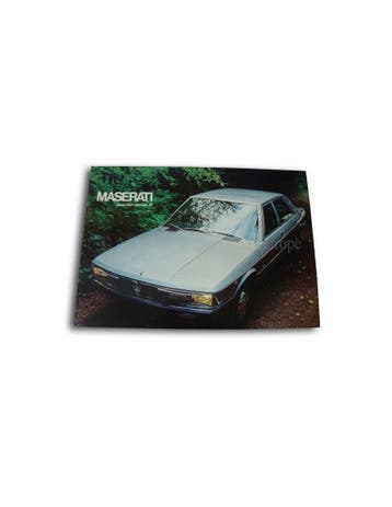 1974 MASERATI QUATTROPORTE II PORTFOLIO BROCHURE, Ophalen of Verzenden, Nieuw