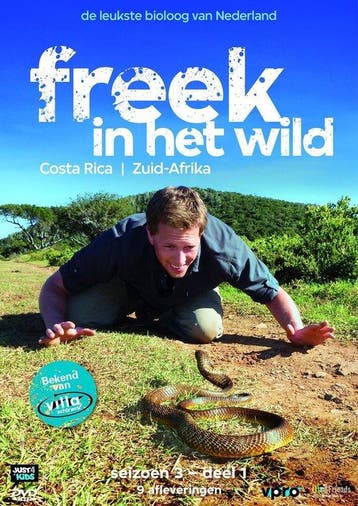 Freek in het wild Costa Rica en Zuid Afrika (dvd tweedehands, Cd's en Dvd's, Ophalen of Verzenden, Nieuw in verpakking