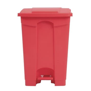Pedaalemmer | Kunststof (Rood) | 45L | Klapdeksel |, Verzenden, Nieuw in verpakking