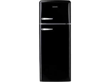 Domo -  Koelkast Met Diepvries D  - Zwart, Elektronische apparatuur, Koelkasten en IJskasten, Zonder vriesvak, Verzenden, Nieuw