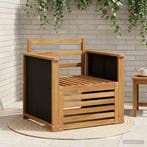vidaXL Buiten Midden Sofa Naturel, Verzenden, Nieuw