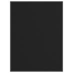 vidaXL Deurmat 90x120 cm zwart, Verzenden