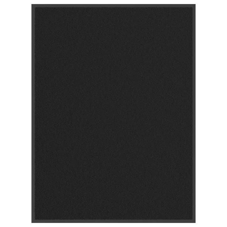 vidaXL Deurmat 90x120 cm zwart, Jardin & Terrasse, Paillassons, Envoi