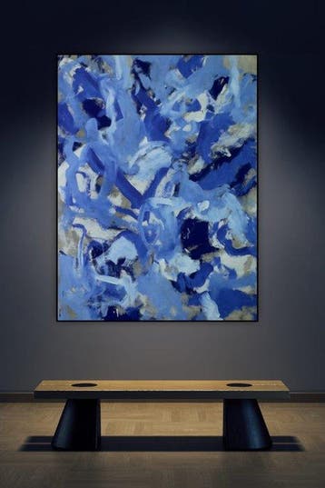Étienne Pixa - Composition 1A.9.C - Large abstract painting