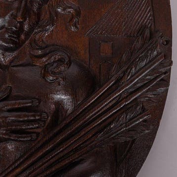 Houtsnijwerk Sebastiaan, Heilige, 18e-eeuw - Eik - 1750-1800