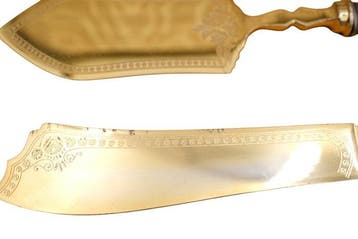 Taartschep - .833 zilver - 1850-1900 - Oorspronkelijke zaak, Antiek en Kunst