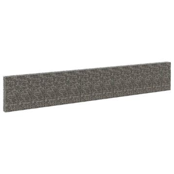 vidaXL Schanskorfmuur met deksels 900x30x150 cm, Verzenden