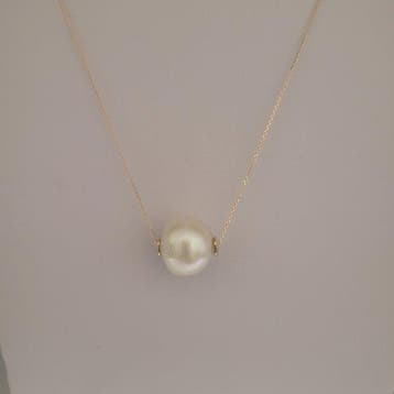 Zonder minimumprijs - Ketting met hanger - 18 karaat Geel