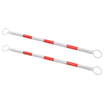 vidaXL Pylonstangen inklapbaar 116-197 cm kunststof 2 st, Verzenden, Nieuw