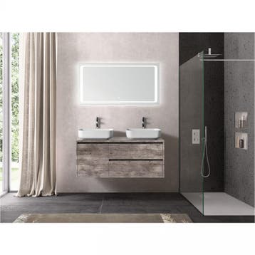 Florence Badmeubelset Birmingham 120cm Steen, Huis en Inrichting, Ophalen of Verzenden, Nieuw