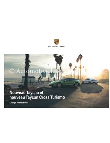 2021 PORSCHE TAYCAN & TAYCAN CROSS TURISMO BROCHURE FRANS, Ophalen of Verzenden, Nieuw