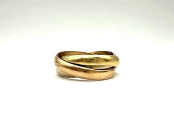 Cartier - Ring - Trinity - 18 karaat Witgoud, Geel goud,