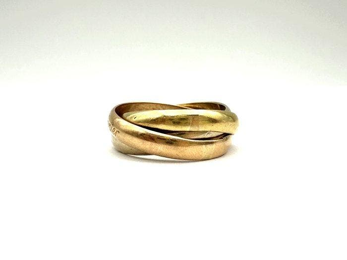 Cartier - Ring - Trinity - 18 karaat Witgoud, Geel goud,, Bijoux, Sacs & Beauté, Bagues