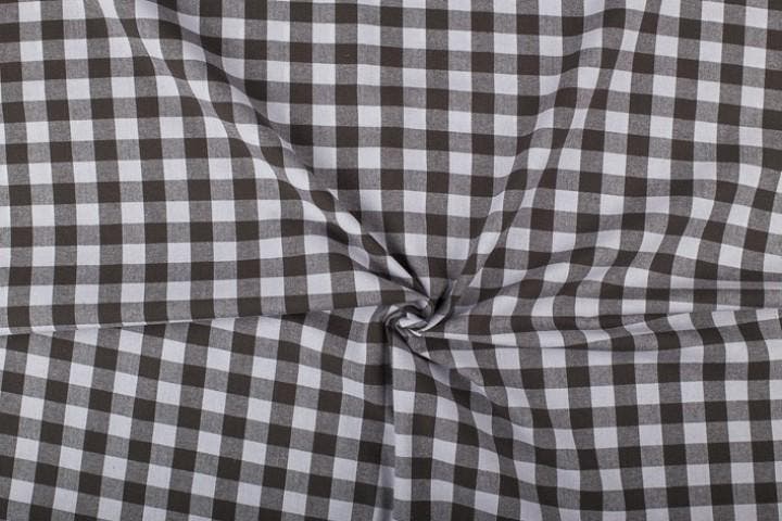 Geruite stof grijs 18mm geruit - Katoen stof 10m op rol, Hobby & Loisirs créatifs, Tissus & Chiffons, Envoi