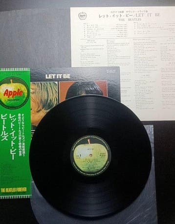 Beatles - Let It Be - Enkele vinylplaat - Japanse persing -