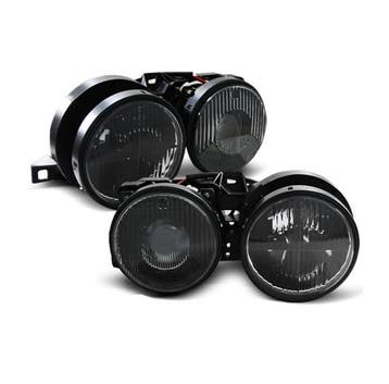BMW 3-Serie E30 84-91 Koplampen Set Zwart