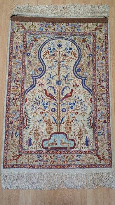 Hereke - Tapijt - 97 cm - 67 cm - Zijden tapijt, Huis en Inrichting, Stoffering | Tapijten en Vloerkleden