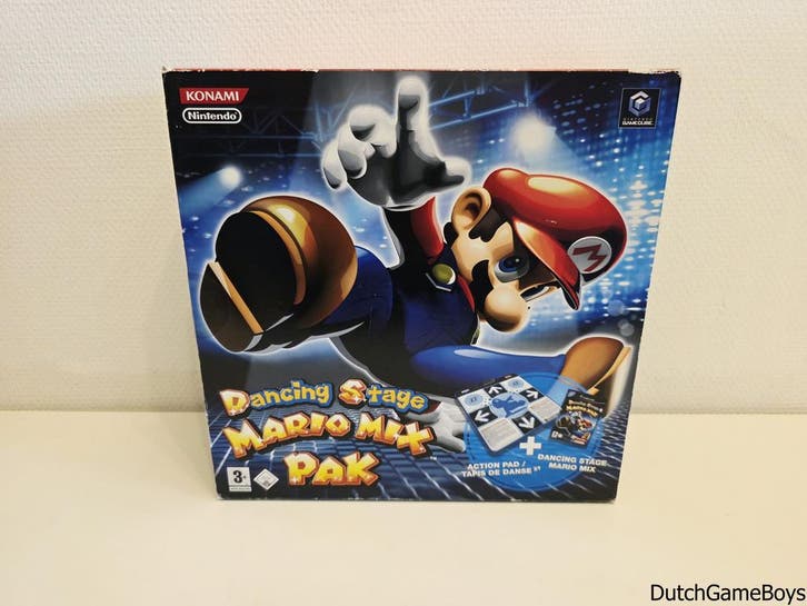 Nintendo Gamecube - Dancing Stage Mario Mix Pak, Games en Spelcomputers, Spelcomputers | Nintendo GameCube, Gebruikt, Verzenden