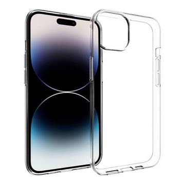 iPhone 15 Pro Max Transparant Hoesje - Flexibel Silicoon, Télécoms, Téléphonie mobile | Housses, Coques & Façades | Apple iPhone