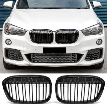 Sportieve Grille geschikt voor BMW X1 F48 2015-2019 dubbele, Verzenden, Nieuw