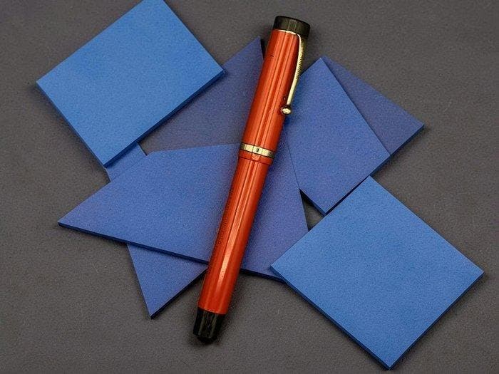 Parker - Duofold Lucky Curve Big Red - Vulpen, Collections, Stylos