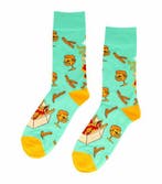 Sokken Katoen - Fastfood Print - Groen Oranje - Maat 36-43, Vêtements | Femmes, Chaussettes & Bas