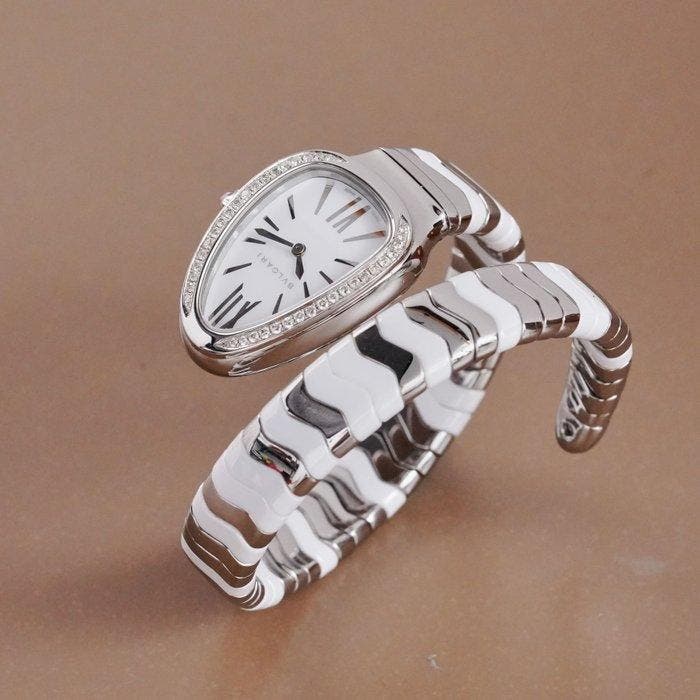 Bvlgari - Serpenti Tubogas Single Spiral - SP35S - Dames -, Bijoux, Sacs & Beauté, Montres | Hommes