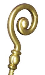 Sinterklaas Staf Krul 35cm, Verzenden, Nieuw