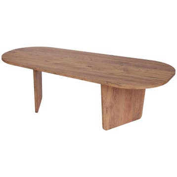 Evila Salontafel - Houtkleurig - Nieuw/Ongebruikt - Melamine, Verzenden, Nieuw, 100 tot 150 cm, Scandinavisch