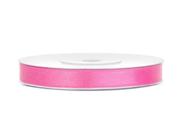 Satijn Lint Roze 6mm 25m, Verzenden, Nieuw