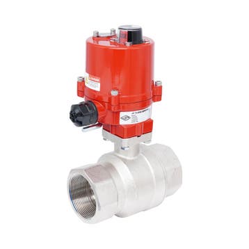 Vanne à bille électrique 2 voies en laiton Rp 2 12 V AC/DC, Verzenden