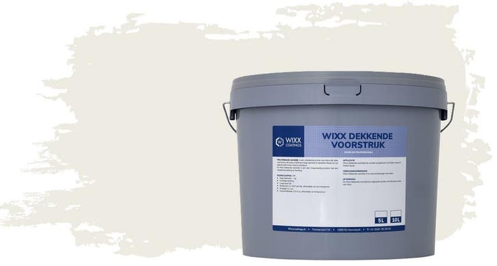 Wixx Dekkende Voorstrijk RAL 9010 | Zuiver Wit 10L, Doe-het-zelf en Bouw, Verf, Beits en Lak, Nieuw, Verzenden