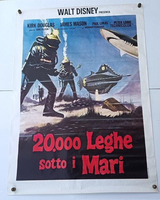 Anonymous - 10 poster vintage misti: cinema ed eventi, Antiek en Kunst, Kunst | Tekeningen en Fotografie