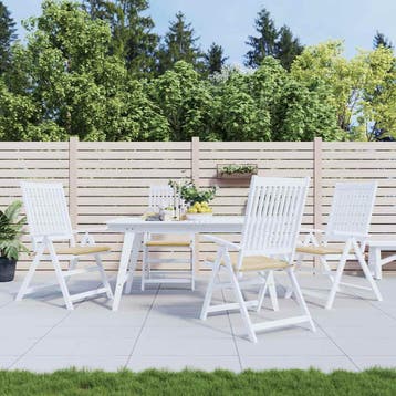 vidaXL Tuinstoelkussens 4 st 50x50x3 cm oxford stof beige, Verzenden, Nieuw