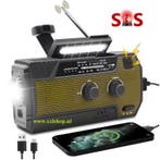Noodradio nood pakket radio accu powerbank solar 4000mah *OL, Verzenden