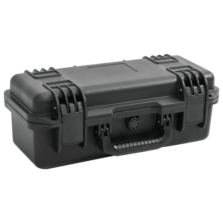 vidaXL Flightcase draagbaar 46,5x21,5x17,5 cm PP zwart, Audio, Tv en Foto, Foto | Cameratassen, Nieuw, Verzenden