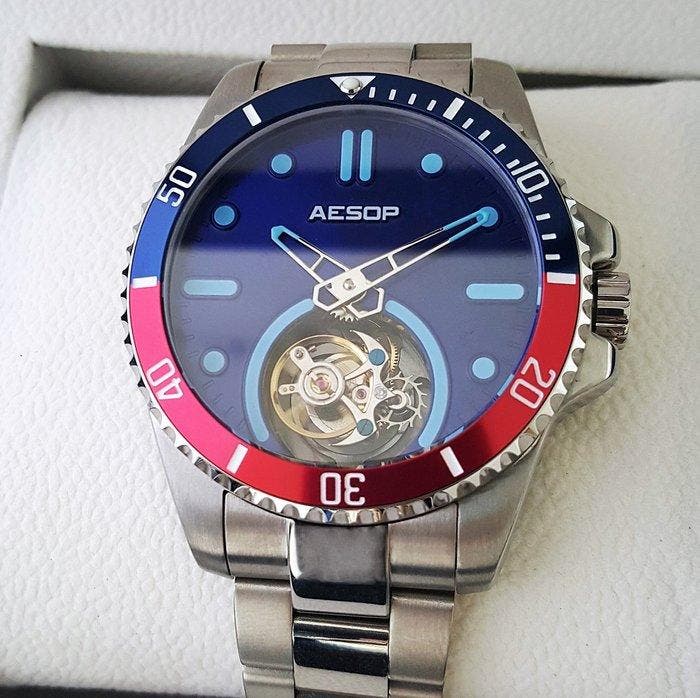 Aesop - TOURBILLON - Diamond - Swiss - Ceramic - Sapphire -, Bijoux, Sacs & Beauté, Montres | Hommes