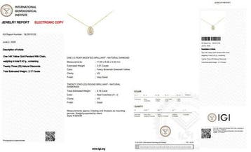 Zonder minimumprijs - Ketting met hanger - 14 karaat Geel