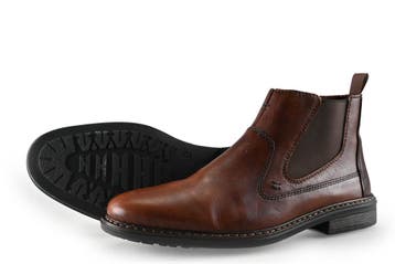 Rieker Chelsea boots in maat 43 Bruin, Bruin, Verzenden, Boots, Zo goed als nieuw