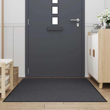 vidaXL Deurmat 115x200 cm antracietkleurig, Verzenden, Nieuw