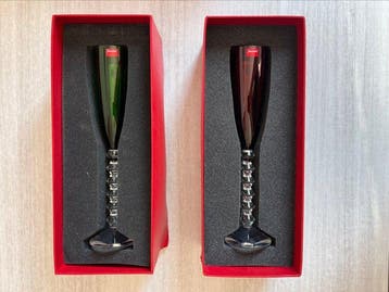 Baccarat - Flûte à champagne (2) - Verre - Flûtes de