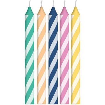 Kaarsjes Sweet Twist 10 stuks, Verzenden, Nieuw