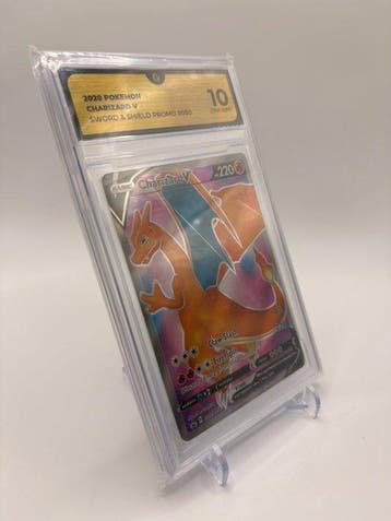 Pokémon - 1 Graded card - Charizard #050 Foil, Promo card,