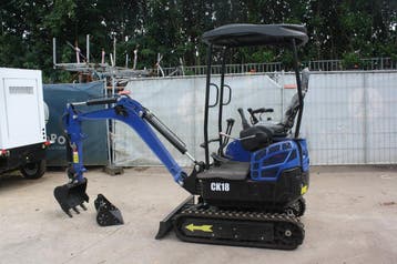 Veiling: Minigraver Crawler CK 18 Diesel 14kW 2026 Demo, Ophalen
