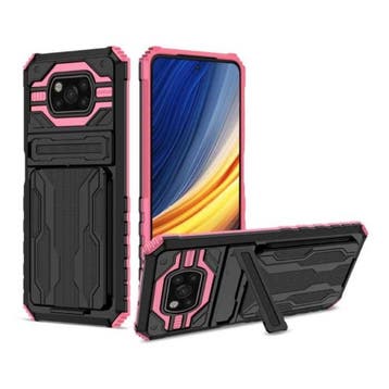 Xiaomi Poco X3 - Armor Card Slot Hoesje met Kickstand -, Verzenden, Nieuw