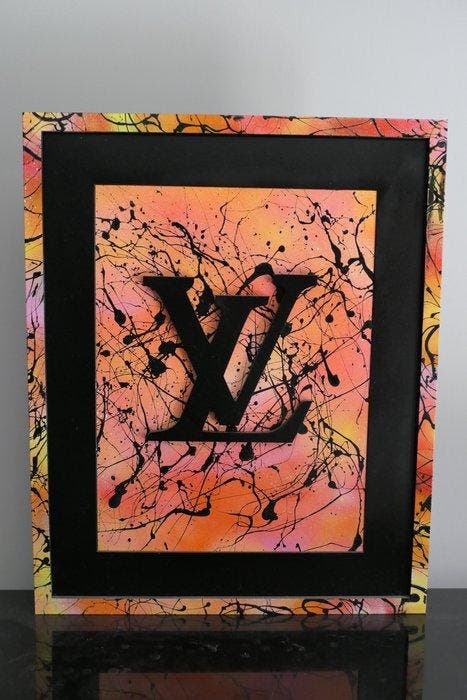 RichART - Cadre pop version Louis Vuitton, Antiquités & Art, Art | Objets design