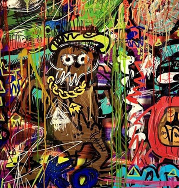 Cumbone - Mad, Antiek en Kunst, Kunst | Schilderijen | Modern