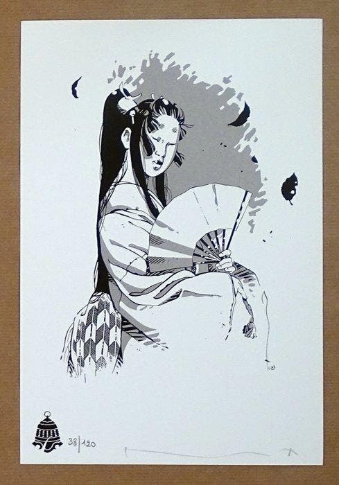 Michetz, Marc - 3 Ex Libris - Kogaratsu - Geisha Eventail /, Livres, BD