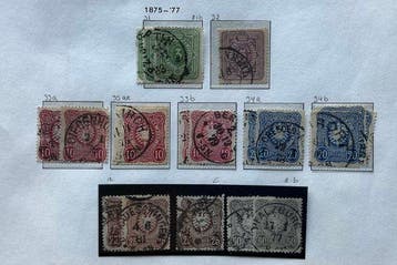 Duitse Reich 1875/1889 - Gevorderde verzameling op, Postzegels en Munten, Gestempeld